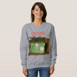 Sweatshirt 2020 en benne verte