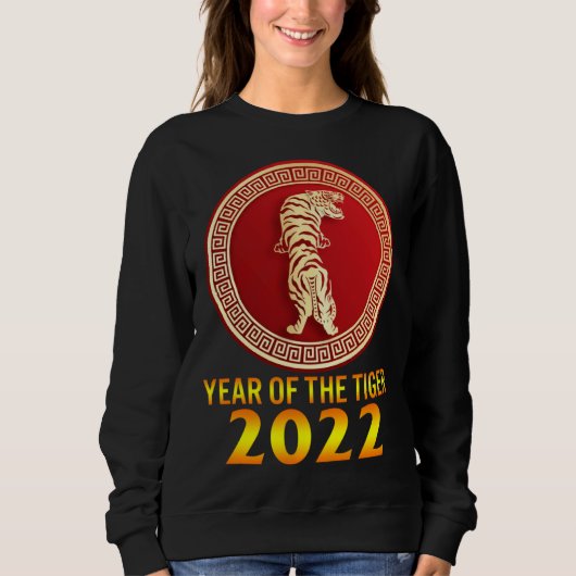 Sweatshirt 2022 Year Of Tiger Lunar Happy New Year Chinese Zo (Devant)