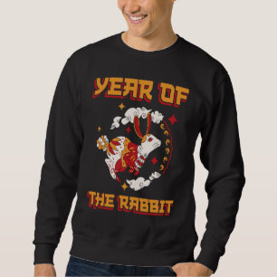 Sweatshirt 2023 Année du chat Rabbit chinois Zodiac Nouvel An