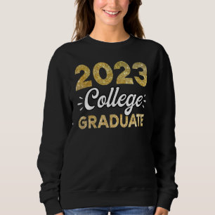 Sweatshirt 2023 Diplômés du Collège Étudiants du grade Sen