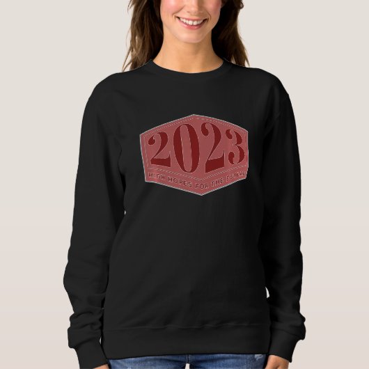Sweatshirt 2023 Perspectives Positives Futures Pour 2023 Semb (Devant)