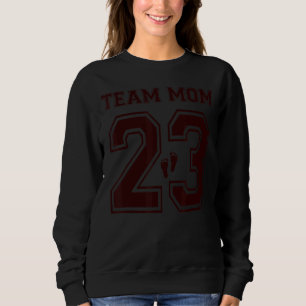 Sweatshirt 2023 Team Mom Pregnancy Ivf Reveal Baby shower Ado