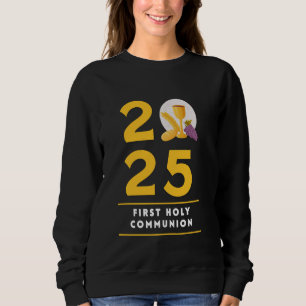 Sweatshirt 2025 Première Communion Pain Chalice Garçons Fille