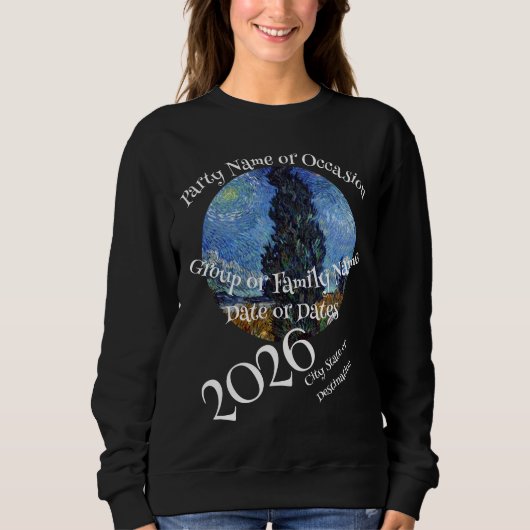 Sweatshirt 2026 Cruise Ship Vacation Destination Vacation (Devant)
