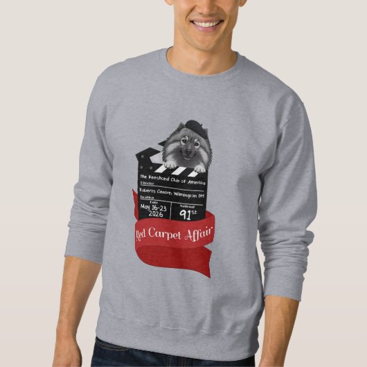 Sweatshirt 2026 Keeshond National Hommes (Devant)