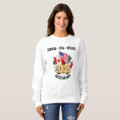 Sweatshirt 2026 WORLD SOCCER FANS UNITE Football  (Devant entier)