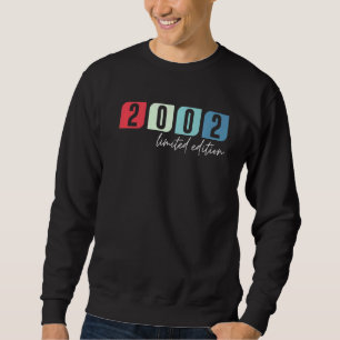 Sweatshirt 20e anniversaire Dames Mens 20 ans 2002 61