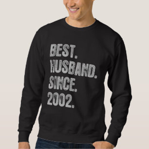 Sweatshirt 20ème anniversaire de Mariage pour lui meilleur ma