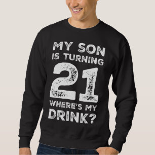 Sweatshirt 21e anniversaire pour papa maman 21 ans Fils Cadea