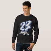 Sweatshirt 23 Drip Retro Stealth 5s Matching (Devant entier)