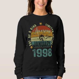 Sweatshirt 25 ans Vintage stupéfiant depuis Janvier 1998 25t