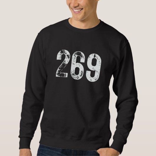 Sweatshirt 269 Area Code Kalamazoo MI Mobile Telephone Area C (Devant)