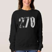 Sweatshirt 270 Area Code Bowling Green KY Mobile Area Code 27 (Devant)