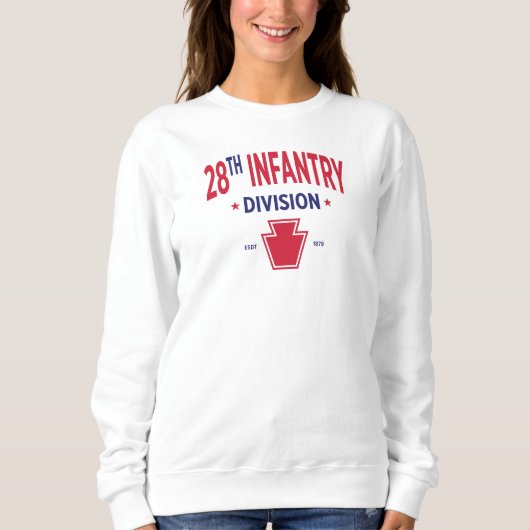 Sweatshirt 28e division d'infanterie - Femmes militaires amér (Devant)