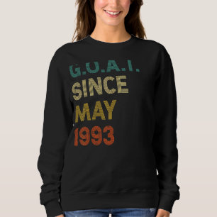 Sweatshirt 29e anniversaire 29 ans chèvre depuis mai 1993 1