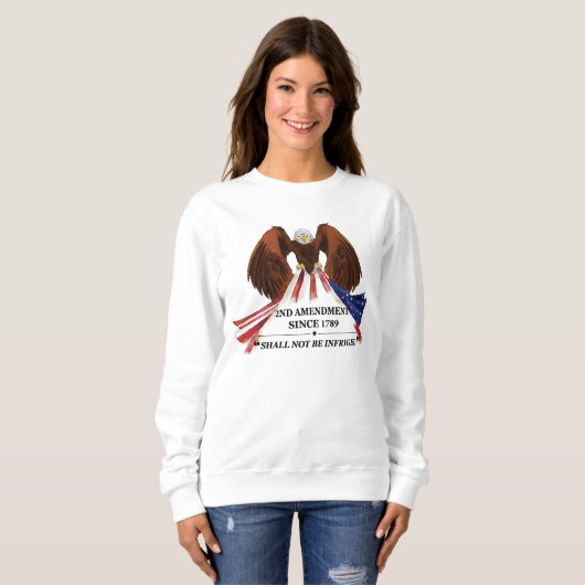 Sweatshirt 2e amendement Oreiller (Devant entier)