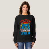Sweatshirt 2E Année Niveau Déverrouillé Jeu Retour À Sc (Devant entier)