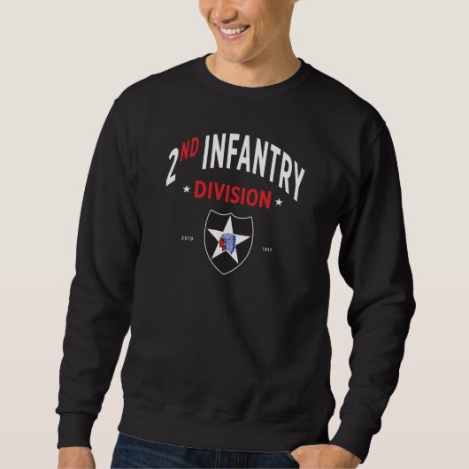 Sweatshirt 2e division d'infanterie - Militaire américain (Devant)