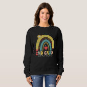 Sweatshirt 2nd Grade Team Teacher Student Back to School 2nd  (Devant entier)