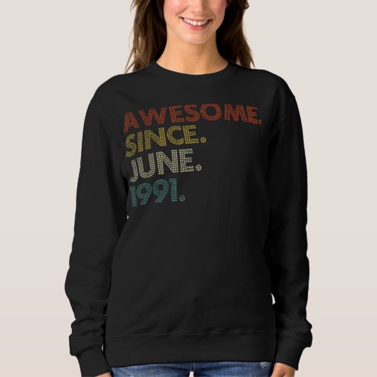 Sweatshirt 31 Ans Juin 1991 (Devant)
