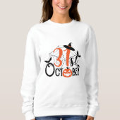 Sweatshirt 31 octobre Fête d'Halloween (Devant)
