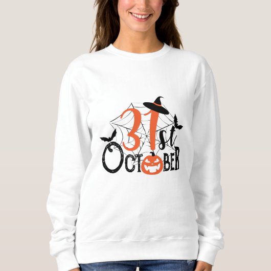 Sweatshirt 31 octobre Fête d'Halloween (Devant)