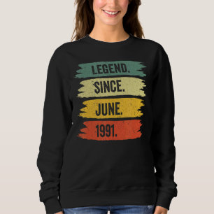 Sweatshirt 31e Anniversaire Des Légendes Vintages Rétro Sont