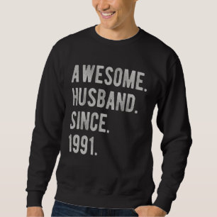 Sweatshirt 31ème anniversaire de Mariage pour lui merveilleux