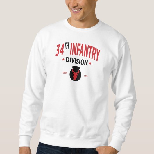 Sweatshirt 34e division d'infanterie - US Military (Devant)