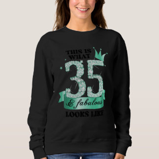 Sweatshirt 35 ans et Fabuleux I Photo de groupe de la fête en