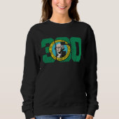 Sweatshirt 360 Area Code Flag of Washington State Seattle Oly (Devant)