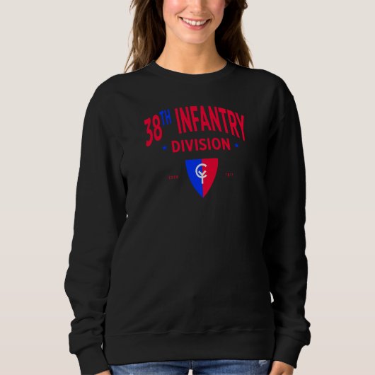 Sweatshirt 38e division d'infanterie - US Military Women (Devant)