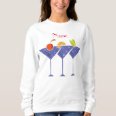 Sweatshirt 3 cocktails Martini Thunder_Cove (Devant)