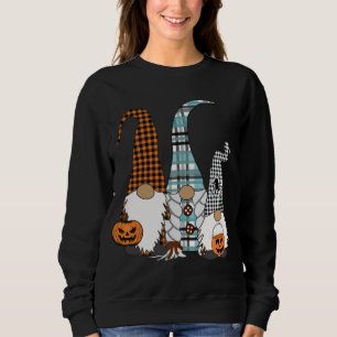 Sweatshirt 3 Gnomes Halloween Trick Ou Treat Nordic Gnomes Pl