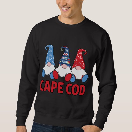 Sweatshirt 3 Nauti Nauti Gnomes Cap Cod MA Ca (Devant)