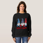 Sweatshirt 3 Nautique Nauti Gnomes Ancres voile Fl (Devant entier)