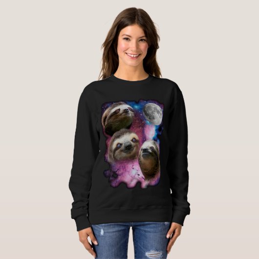 Sweatshirt 3 Sloth Moon (Devant entier)