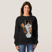 Sweatshirt 3d Graphisme Calico Cat Manger Saumon Sushi Roll W (Devant entier)
