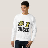 Sweatshirt 3D oncle du numéro un (Devant entier)