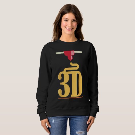 Sweatshirt 3D printing 3d printer (Devant entier)