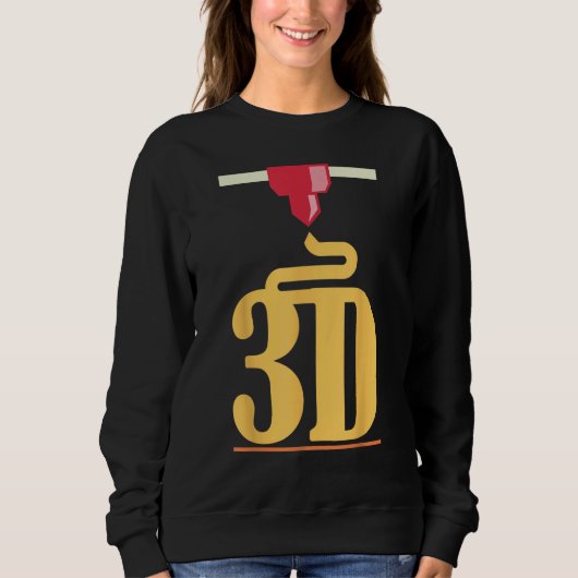 Sweatshirt 3D printing 3d printer (Devant)