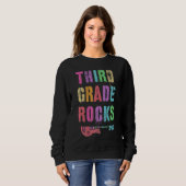 Sweatshirt 3e année Rocks Enseignant étudiant Rockstar Équipe (Devant entier)