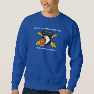 SWEATSHIRT 3E BN 320E ARTILLERIE SUR LE TERRAIN 101E ABN SWEA