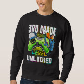 Sweatshirt 3rd Grade Level Unlocked Video Game Back To School (Devant)