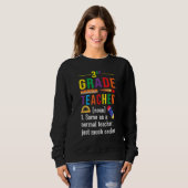Sweatshirt 3rd Grade Teacher Definition Meaning Back to Schoo (Devant entier)