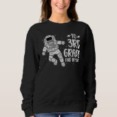 Sweatshirt 3rd Grader Back To School Spaceman Space Science (Devant)