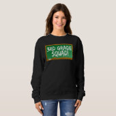 Sweatshirt 3rd Third Grade Squad Chalk Board (Devant entier)