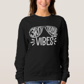 Sweatshirt 3rd Third Grade Vibes Back To School First Day Tea (Devant)