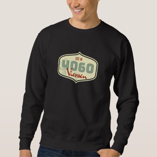 Sweatshirt 4060 Viersen Ancien Code Postal (Devant)
