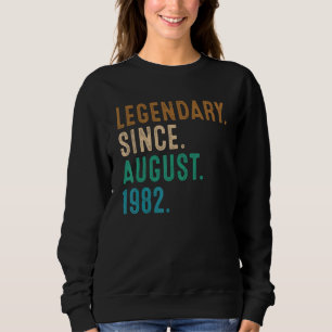 Sweatshirt 40 ans de légende depuis août 1982 40e anniversair